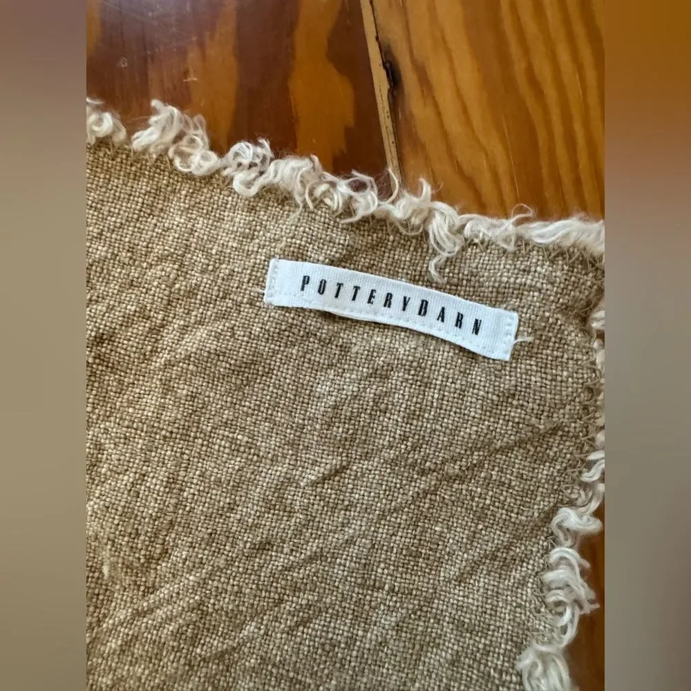 Pottery Barn Fringed Napkins